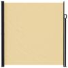 vidaXL Ausziehbares Seitenmarkise Sand 600 x 220 cm Polyester