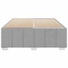vidaXL Bettgestell ohne Matratze Hellgrau 140x200 cm Stoff