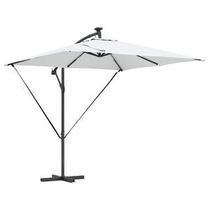 vidaXL Sonnenschirm Sand 249 x 249 x 250 cm Polyester und Aluminium