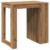 vidaXL Bartisch Artisan-Eiche 102x70x103,5 cm Holzwerkstoff
