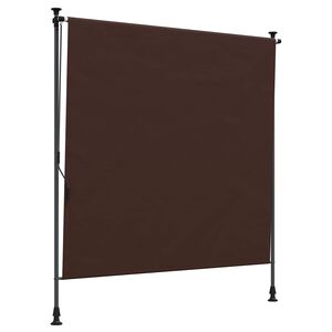 vidaXL Outdoor Rollo Braun 120 x 270 cm