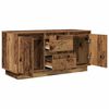 vidaXL TV-Schrank mit LED-Leuchten Altholz-Optik 100x41x50 cm