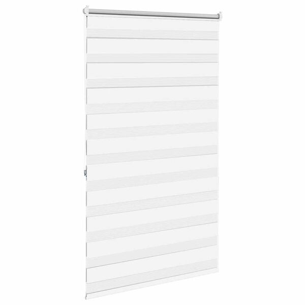 vidaXL Zebra-Rollo 100,9 x 175 cm, Stoffbreite 96,7 cm, Wei&szlig;
