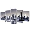 vidaXL Bilder Dekoration Set monochrome New York 200 x 100 cm