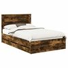 vidaXL Bettrahmen R&auml;uchereiche 120 x 190 cm Ingenieurs Holz