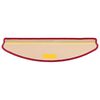 vidaXL Stufenmatten Selbstklebend 10 Stk. 65x21x4 cm Rot