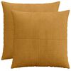 vidaXL Kissenbezug 2 pcs ALMELO Gelb 65 x 65 cm Cord