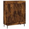 vidaXL Highboard Räuchereiche 69,5x34x180 cm Holzwerkstoff