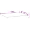 vidaXL Tischplatte Rechteckig 120x70x2 cm Massivholz Akazie