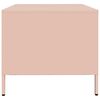 vidaXL Couchtisch Rosa 101,5x50x43,5 cm Kaltgewalzter Stahl