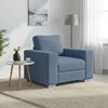 vidaXL Sessel Blau 100x77x82 cm Cordstoff