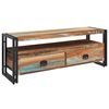 vidaXL TV-Schrank Altholz Massiv