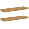 vidaXL Wandregal 2 stk. Beige 80 x 23,5 x 3,8 cm Holzwerkstoff