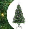 vidaXL K&uuml;nstlicher Weihnachtsbaum mit 150 LEDs mit St&auml;nder Gr&uuml;n 150 cm