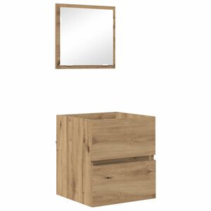 vidaXL Badezimmerschrank Artisan-Eiche 41 x 38,5 x 45 cm Holzwerkstoff