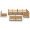 vidaXL 9-tlg. Garten-Lounge-Set Honigbraun Massivholz Kiefer