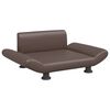 vidaXL Hundebett Braun 70x45x28 cm Kunstleder