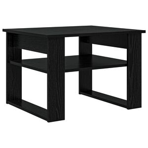 vidaXL Couchtisch Schwarz Eichen-Optik 64 x 54 x 44 cm Holzwerkstoff