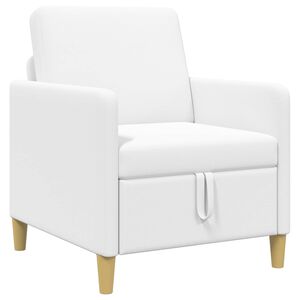 vidaXL Sofa mit Stauraum Wei&szlig; 72 x 78 x 87 cm Polyester