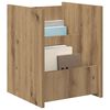 vidaXL Magazinregal Artisan-Eiche 35 x 35 x 45 cm Holzwerkstoff