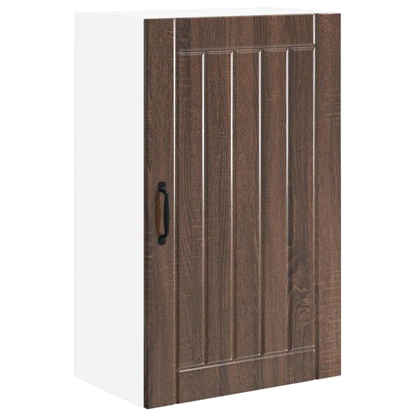 vidaXL K&uuml;chenschrank Lucca Brauneiche 50 x 31 x 80 cm Holzwerkstoff