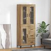 vidaXL Highboard Artisan-Eiche 69,5 x 34 x 180 cm Holzwerkstoff