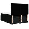 vidaXL Boxspringbett mit Matratze Schwarz 160x200 cm Stoff