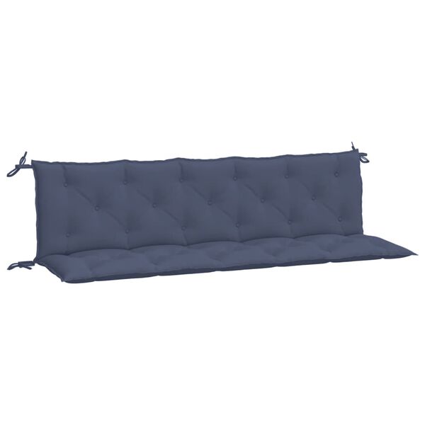 vidaXL Gartenbank-Auflagen 2 Stk. Marineblau 180x50x7 cm Oxford-Gewebe