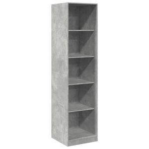 vidaXL Kleiderschrank Betongrau 50x50x200 cm Holzwerkstoff