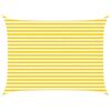vidaXL Sonnensegel Gelb und Wei&szlig; 4 x 3 m 100 % Polyester Oxford