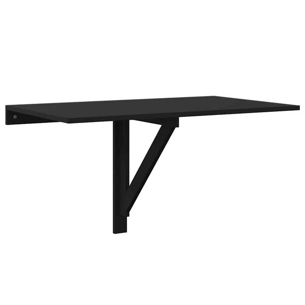 vidaXL Wand-Klapptisch Schwarz 100x60x56 cm Holzwerkstoff