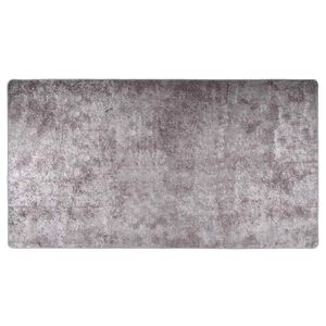 vidaXL Teppich Waschbar Grau 190x300 cm