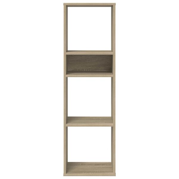 vidaXL Bücherregal Sonoma-Eiche 34x31x112 cm Holzwerkstoff
