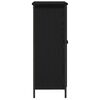 vidaXL Sideboard Schwarz Eichen-Optik 70 x 30 x 80 cm Holzwerkstoff