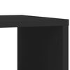 vidaXL Beistelltisch mit Rollen Schwarz 50x30x55 cm Holzwerkstoff