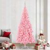 vidaXL Weihnachtsbaum mit 300 LEDs mit Ständer Rosa 240 cm PVC