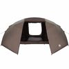 vidaXL Angelzelt Braun 514 x 465 x 187 cm Polyester und Fiberglas