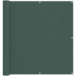 vidaXL Balkonsichtschutz Dunkelgr&uuml;n 120 x 200 cm Oxford-Stoff