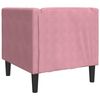 vidaXL Chesterfield-Sessel Rosa Samt