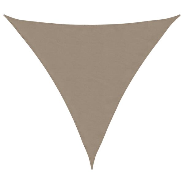 vidaXL Sonnensegel Taupe 2x2x2 m 100% Polyester Oxford