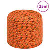 vidaXL Bootsseil Orange 10 mm 25 m Polypropylen