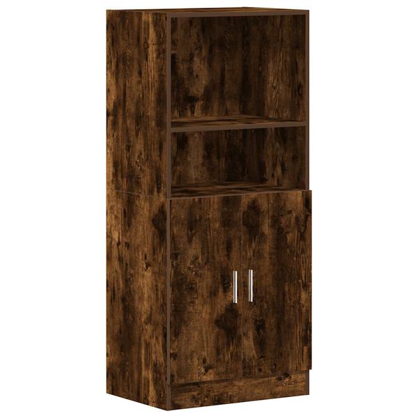 vidaXL K&uuml;chenschrank R&auml;uchereiche 57x41,5x131,5 cm Holzwerkstoff