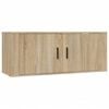 vidaXL TV-Wandschrank Sonoma-Eiche 100x34,5x40 cm