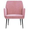 vidaXL Sessel Rosa 62x79x79 cm Samt