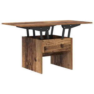 vidaXL Couchtisch Altholz 55 x 54,5 x 45 cm Holzwerkstoff