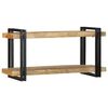vidaXL Wandregal 90x33x45 cm Raues Massivholz Mango