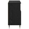 vidaXL Sideboards 2 pcs Schwarz Eichen-Optik 120 x 35 x 70 cm