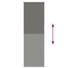 vidaXL Verdunkelungsrollo Grau 50x130 cm Stoffbreite 45,7 cm Polyester