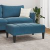 vidaXL Fußhocker Blau 77x55x31 cm Samt