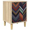 vidaXL Nachttisch OMMEN Sonoma-Eiche 36 x 33 x 50 cm Holzwerkstoff